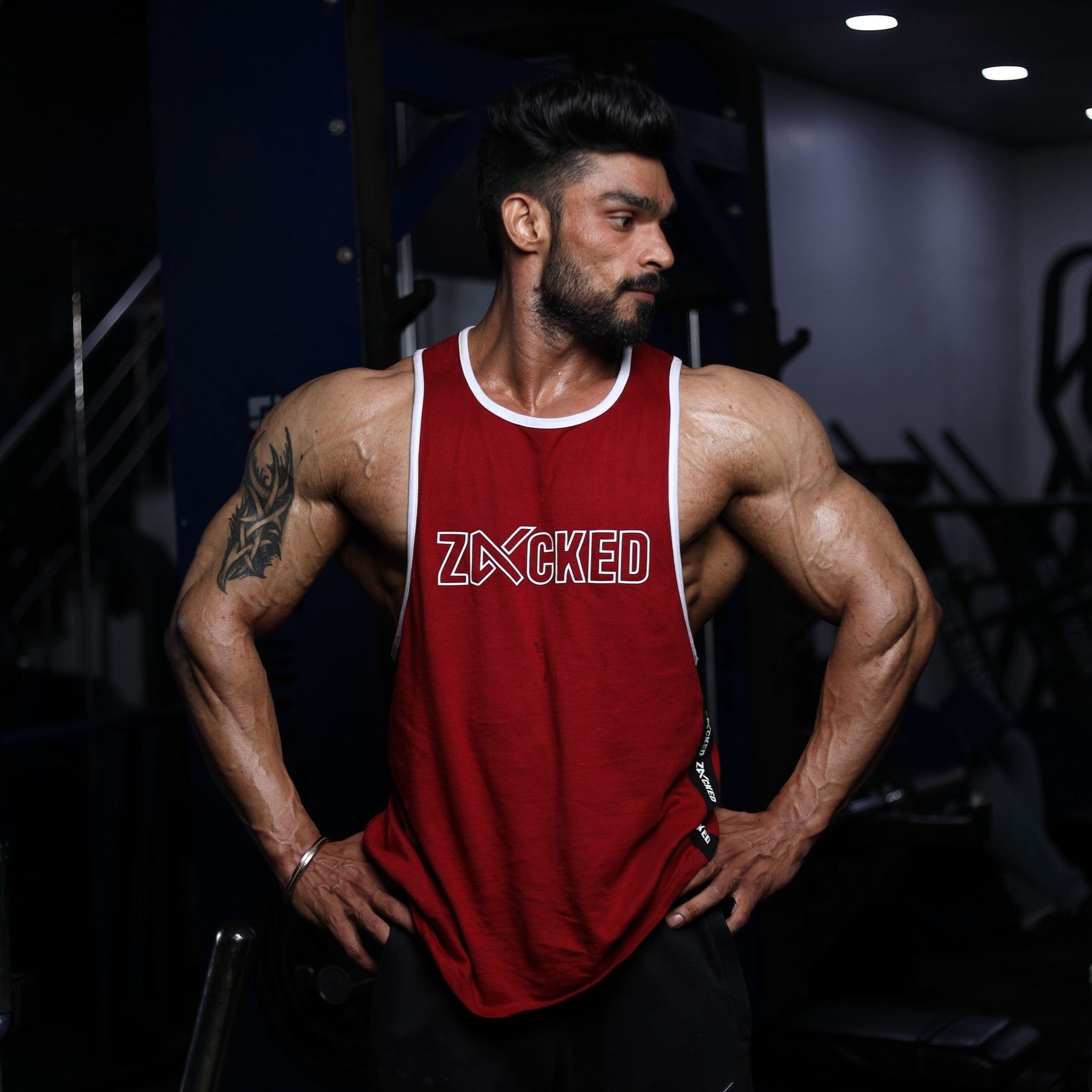 Zacked Male Lifestyle, Premium 100% Cotton Gym Vest