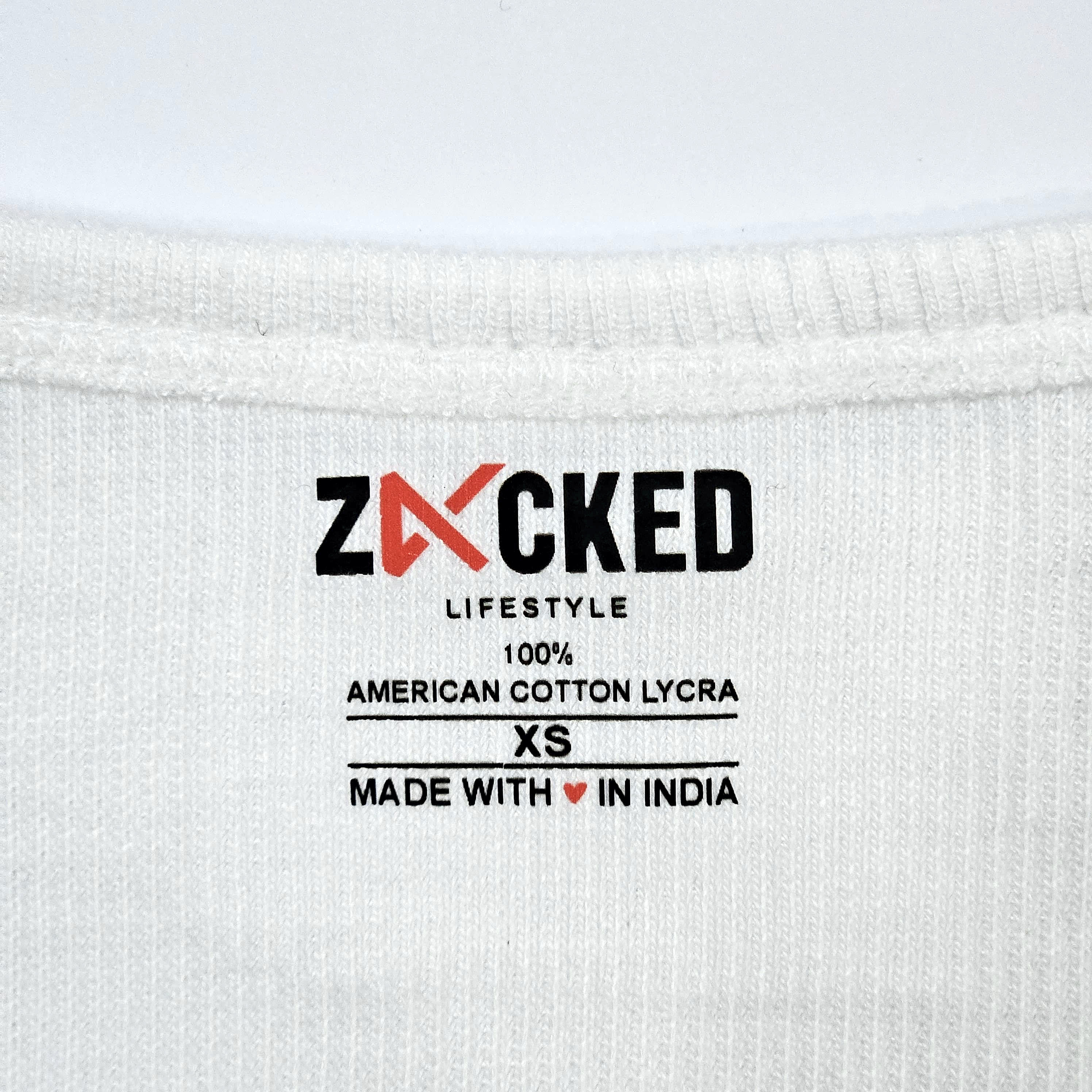 Zacked Women T-Shirt Crop Tank Top - American Cotton Lycra