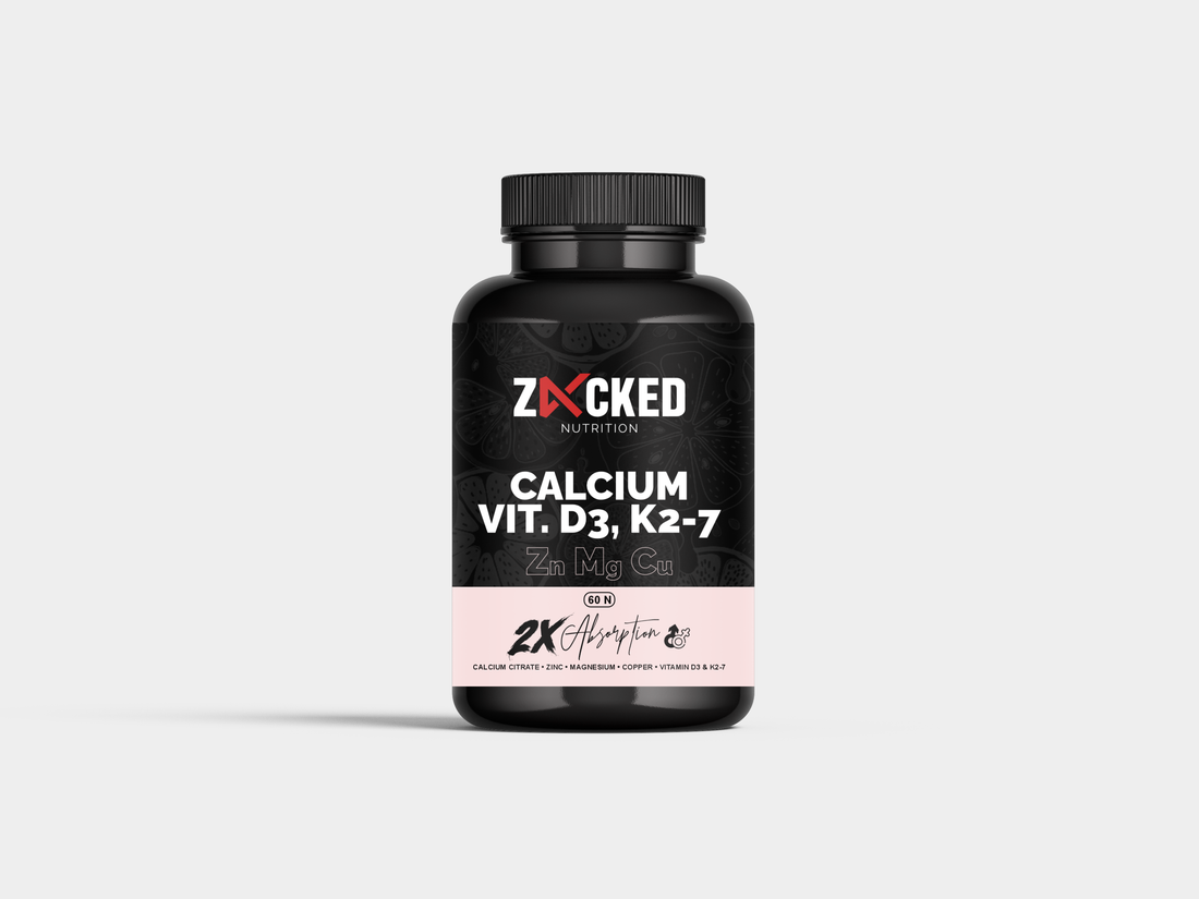 Zacked Nutrition Calcium Vitamin D3