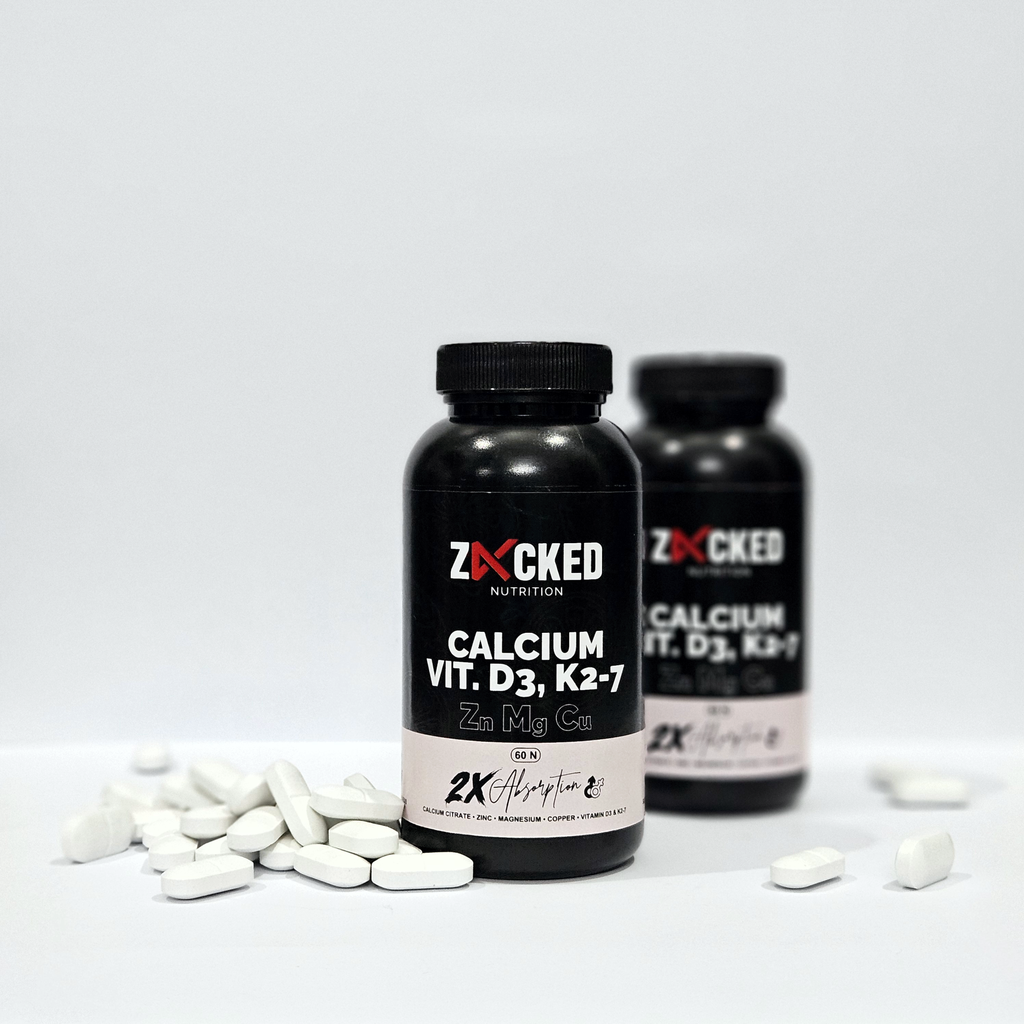 Zacked Calcium Vit D3 & K2-7