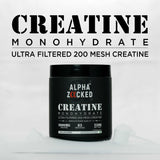 Zacked Creatine Monohydrate 200 Mesh Ultra Filtered Creatine, 83 Servings