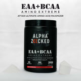 Zacked EAA+BCAA Amino Extreme, Attain Ultimate Amino Acid Maximizer, 30 Servings, Zero gram Added Sugar. Net Weight: 300G 