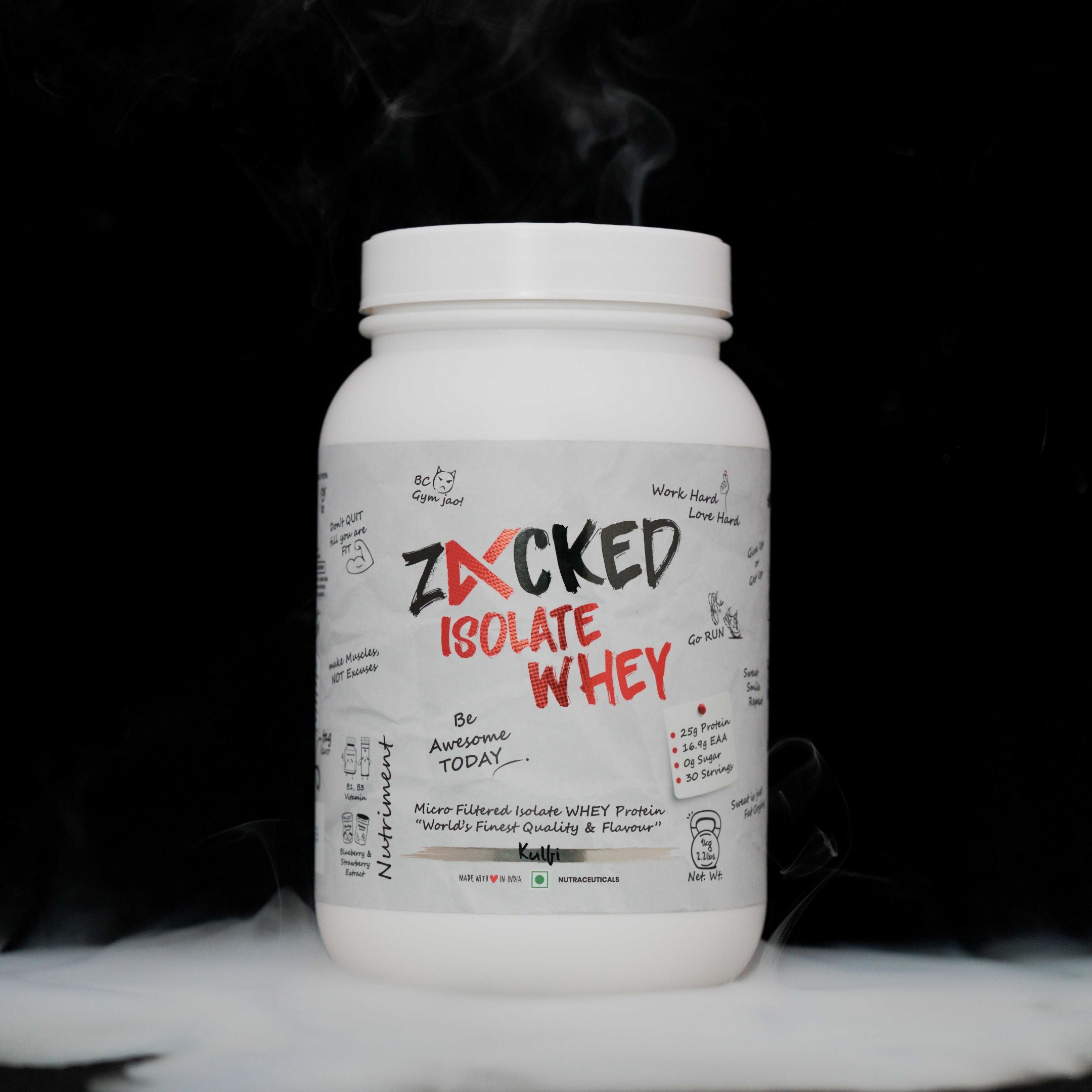 Zacked Isolate WHEY Protein.