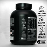 Zacked Isolate WHEY Protein 2KG Profile Soya Free, Clinically Tested Formulation, Banned Substance Free, Superior Amino Acid Profile, Added Digestive Enzymes.