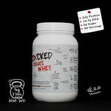 Zacked Isolate WHEY Protein with 25G Protein, 16.9G EAA, Zero Gram Sugar. With in total 30 Servings. Net weight: 1kg - 2.2lbs