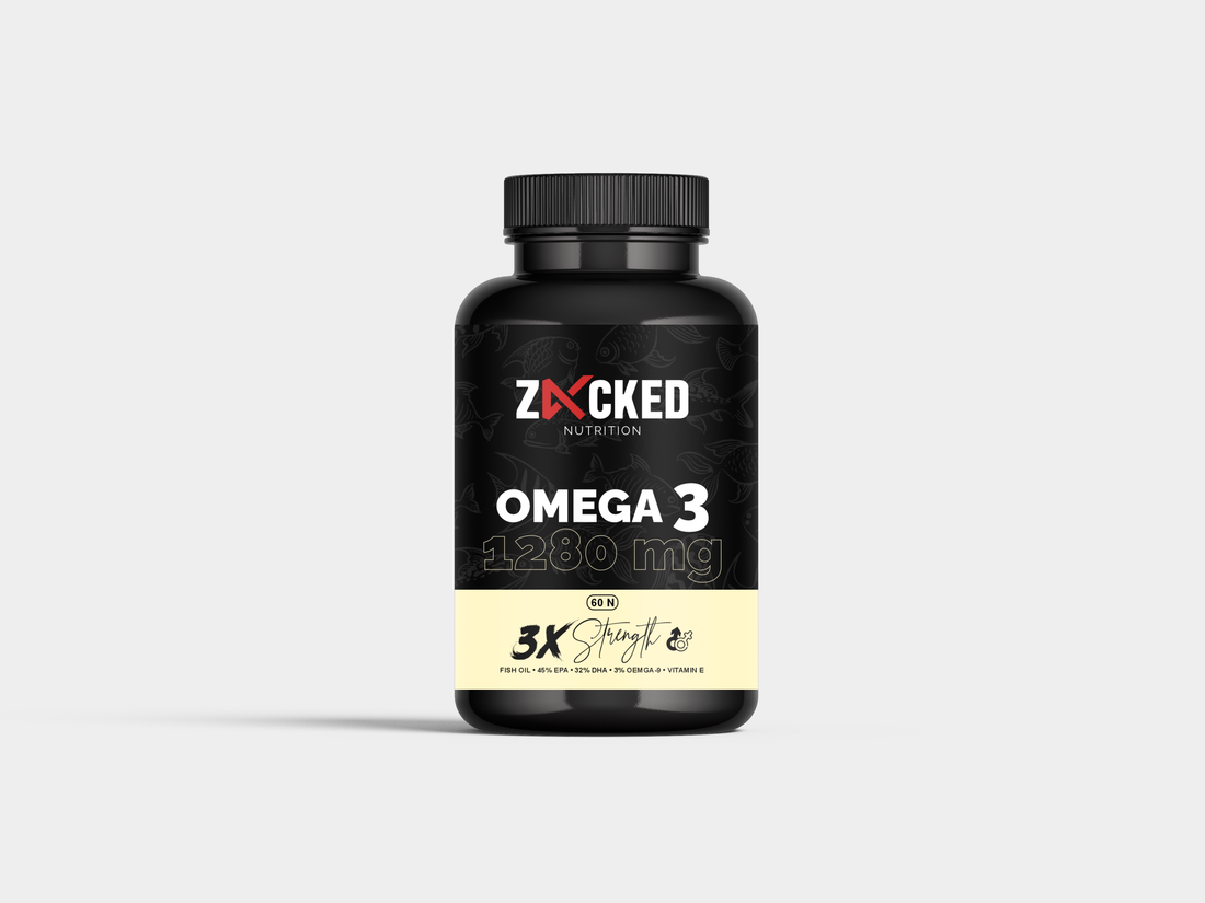 Zacked Nutrition Fish Oil - Omega-3 1280mg