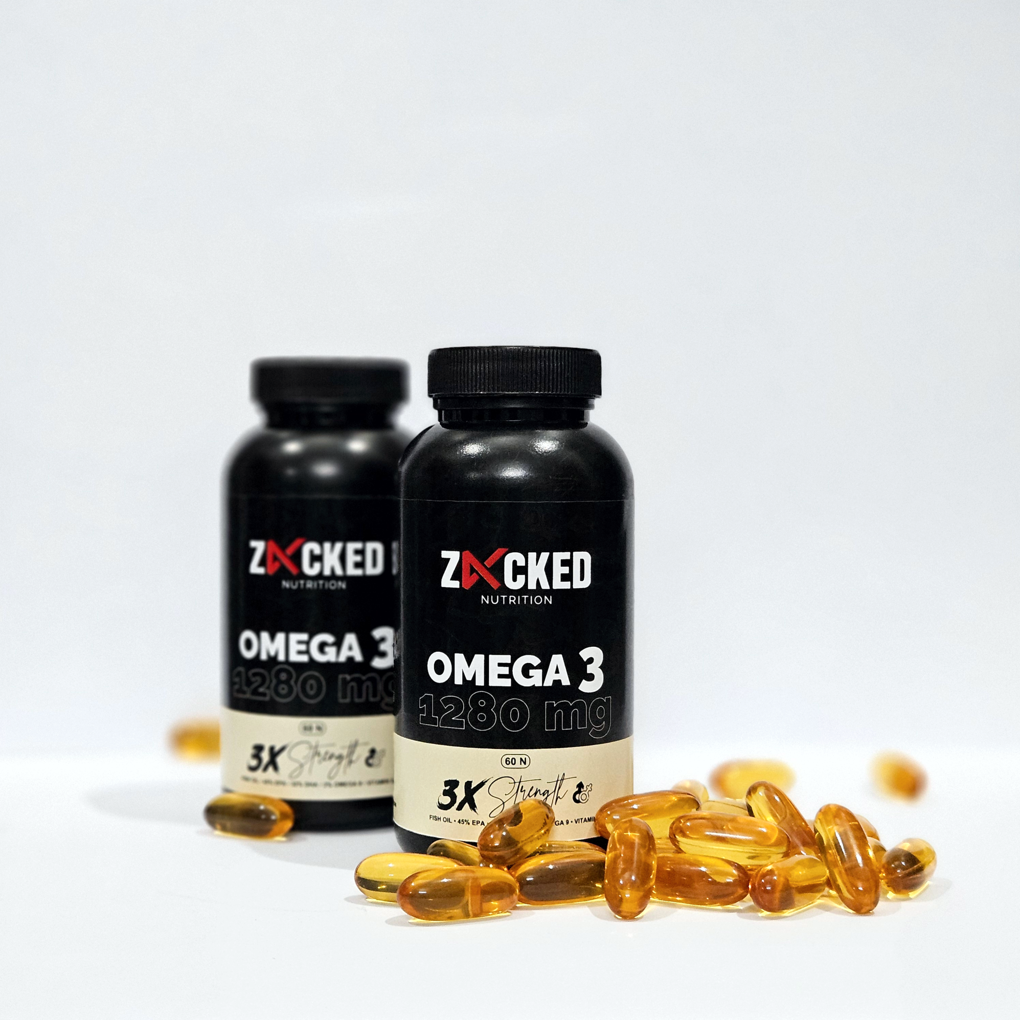 Zacked Omega-3 (Fish Oil) 1280mg