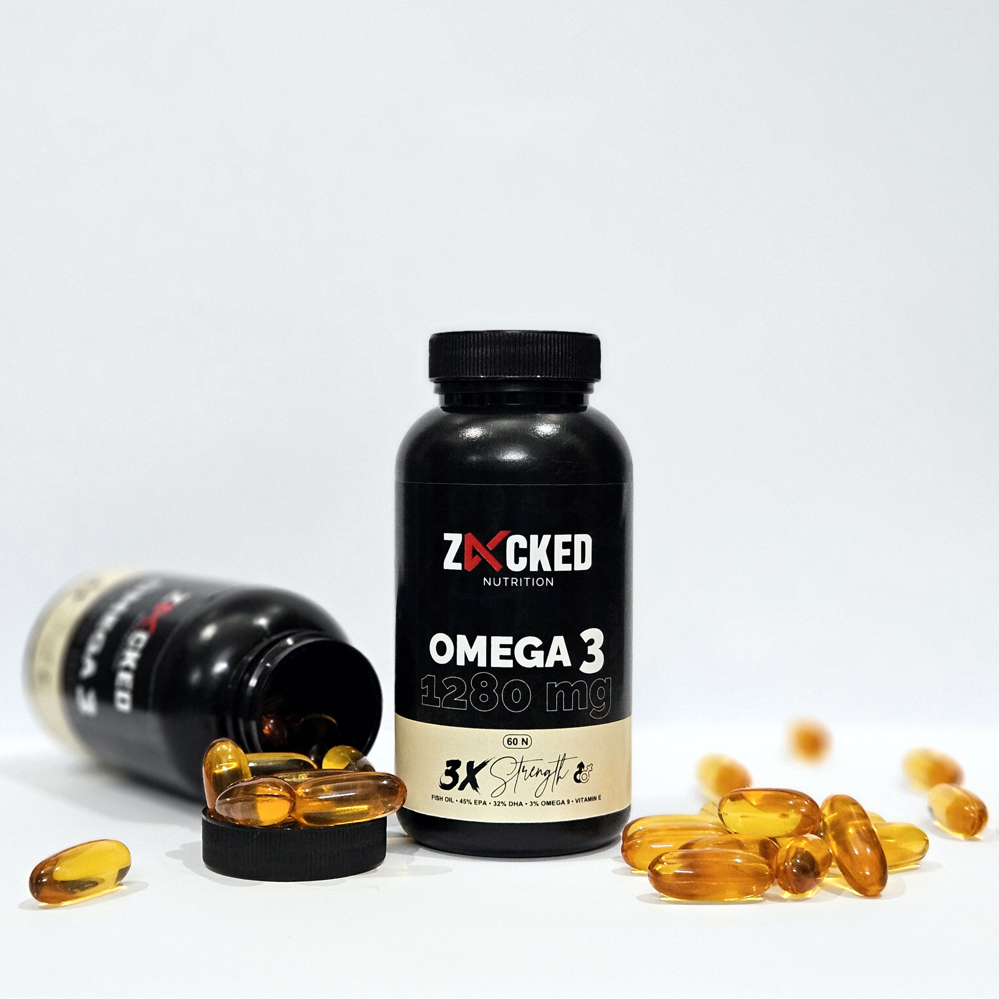 Zacked Omega-3 (Fish Oil) 1280mg