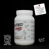 Zacked Ripped WHEY Protein with 30g Protein, 27.7g EAA, 125mg Green Coffee Bean Extract, 500mg L-Carnitine & L-Tartrate, 400mg Conjugated Linoleic Acid, 30 Servings. 
Net Weight: 1.3KG - 2.8 lbs