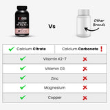 Zacked Calcium Vitamin D3 & K2-7