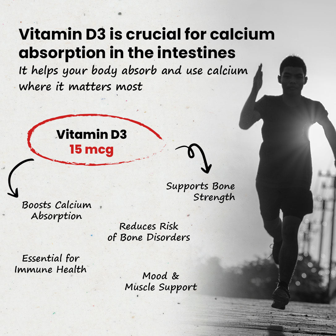 Zacked Calcium Vitamin D3 & K2-7