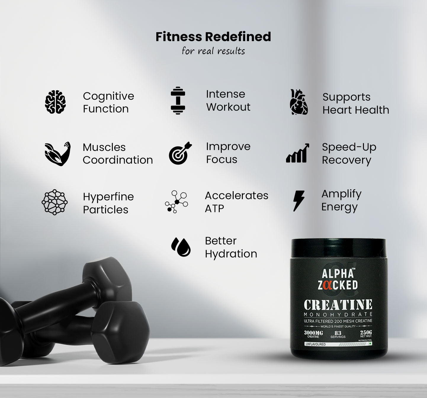 Zacked Creatine Monohydrate - 200 MESH
