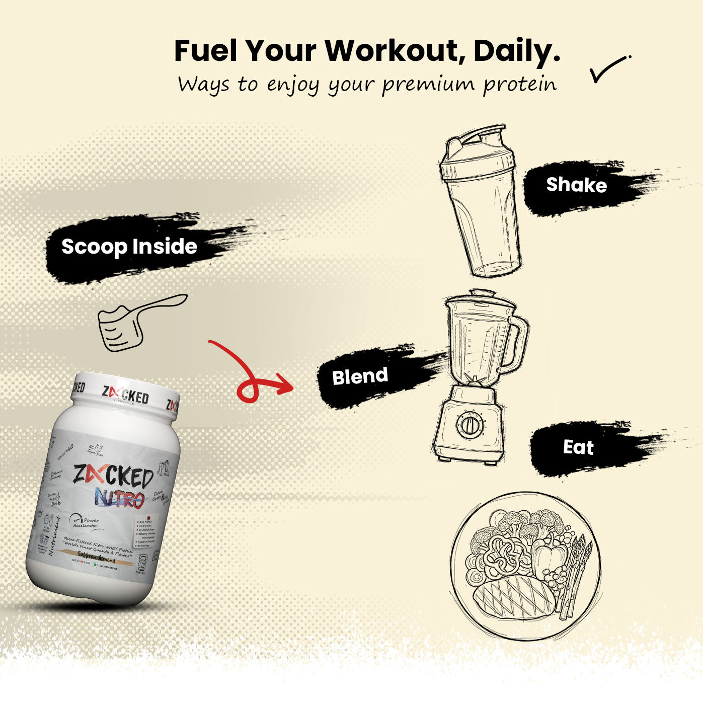 Zacked Nitro WHEY Protein